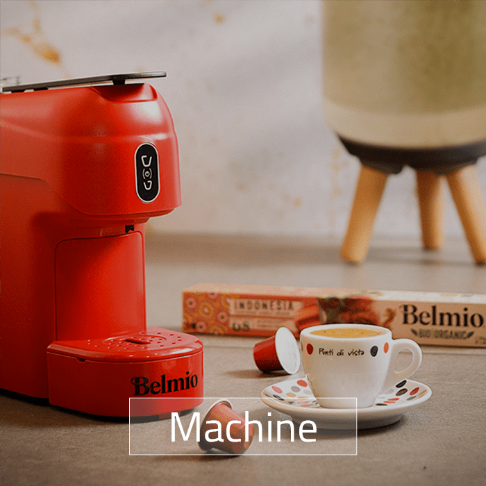 Belmio FastBack Espresso Machine, 0.8 L (Red)