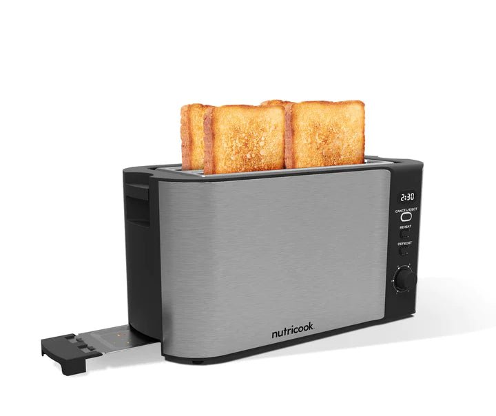 Nutricook 4 Slice Stainless Steel LED Digital Toaster, 1500W
                Nutricook 4 Slice Stainless Steel LED Digital Toaster, 1500W