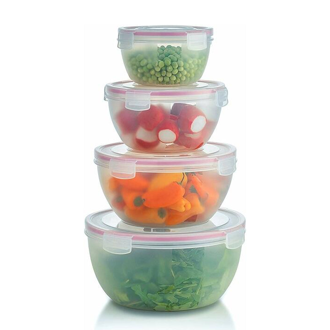 Komax Biokips Round Food Storage Container, 800 ml - Whole and All