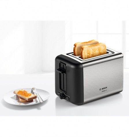 Bosch Compact Toaster, Stainless Steel