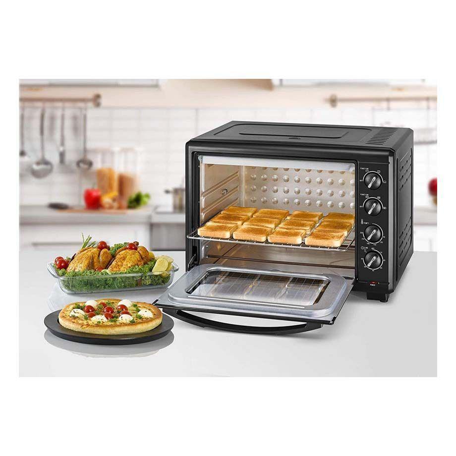 Black+Decker Double Glass Multifunction Toaster Oven With Rotisserie for Toasting, 55L - Whole and All