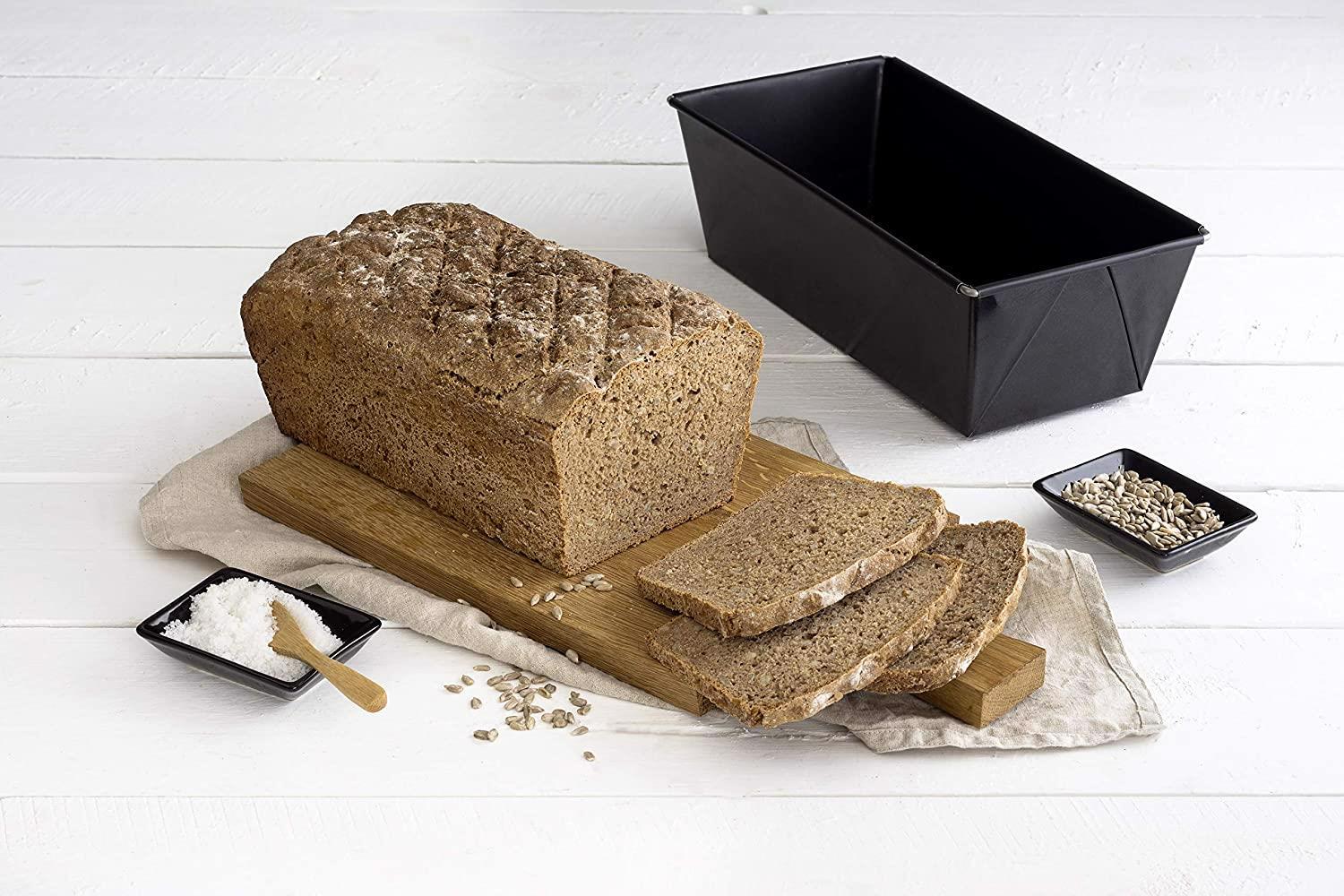 Zenker "Black Metallic" Loaf-Tin Extendable, Black, 28-40X16X10 Cm - Whole and All