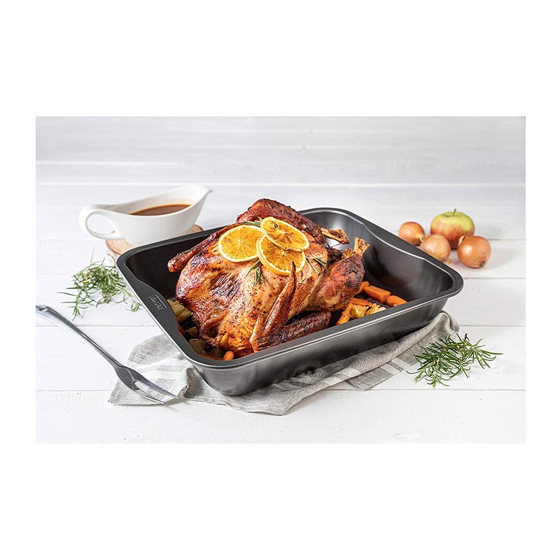 Zenker "Special Cooking" Grill- Pan And Roasting Dish, Black, 40X34X8 Cm - Whole and All